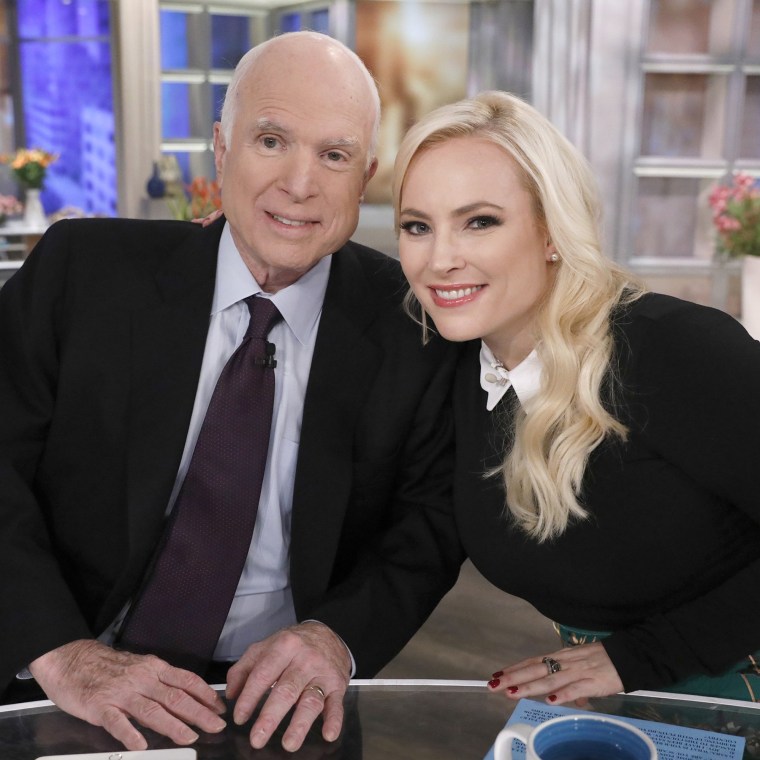 Meghan McCain honors father one month later