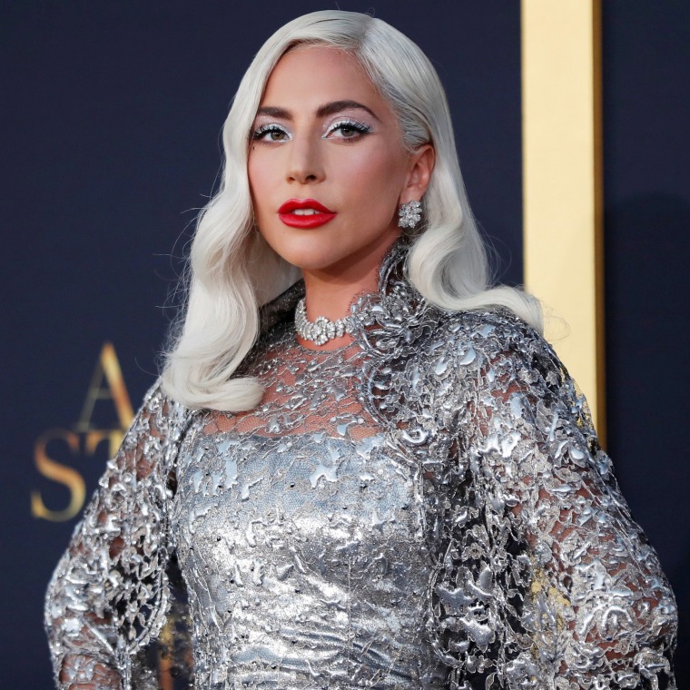 Lady Gaga Dazzles In Silver At ‘a Star Is Born’ Los Angeles Premiere