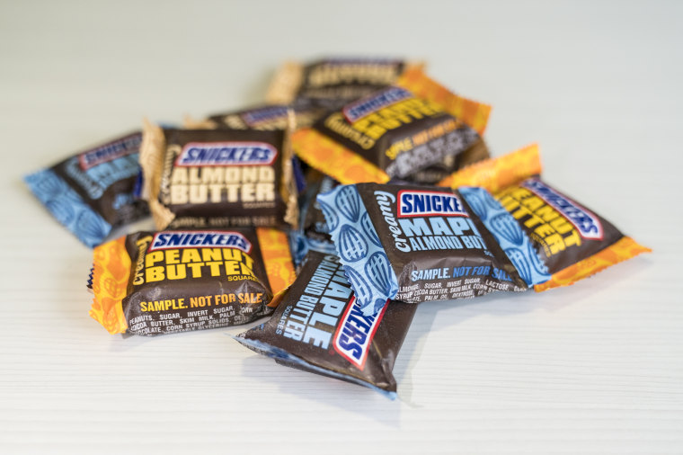 New Snickers: Almond Butter, Peanut Butter and Maple Almond Butter