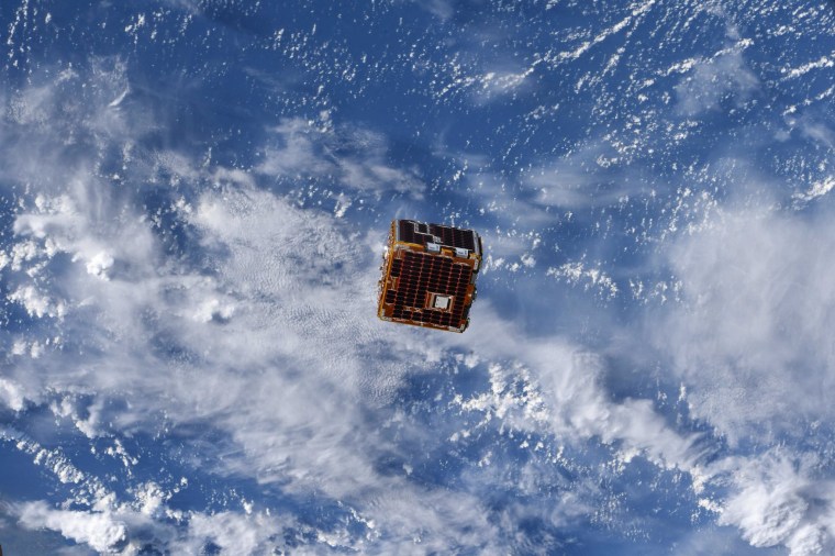 Image: The REMDEB satellite deployed in June from the International Space Station
