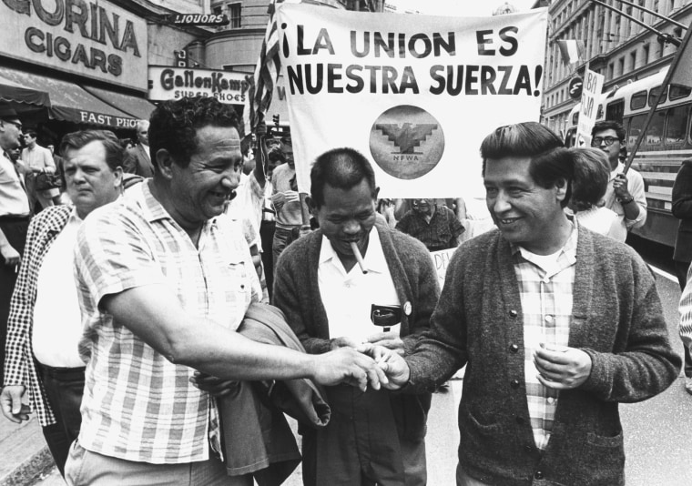 Image: Ceasar Chavez, Huelga March