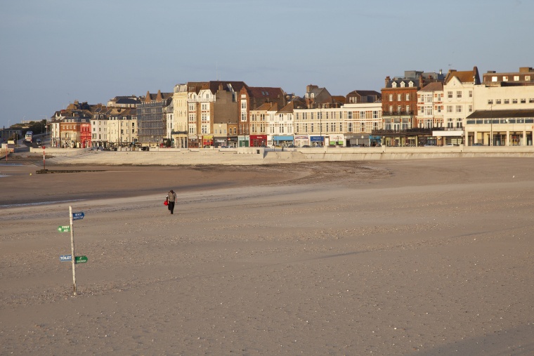 Image: The waterfront in Margate, England.