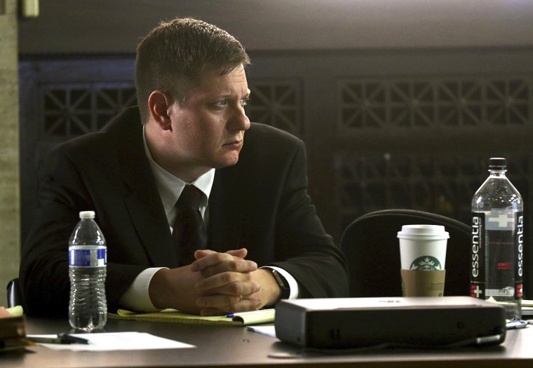 Image: Chicago police Officer Jason Van Dyke listens to the proceedings at his trial for the 2014 shooting death of Laquan McDonald