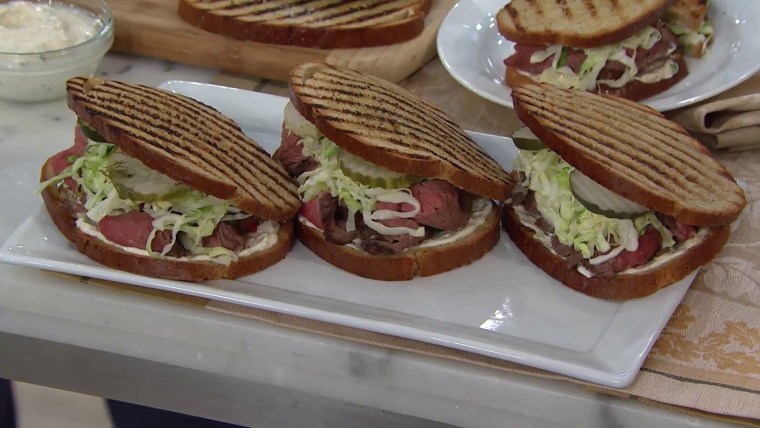 Grilled Flank Steak Sandwich Recipe 