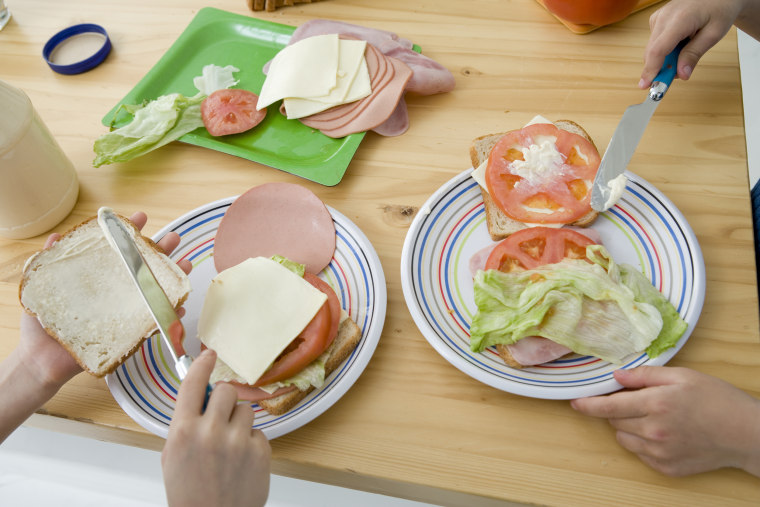 Making sandwiches