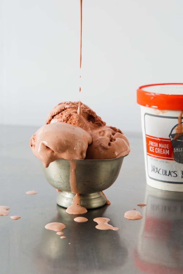 Salt and Straw, known for it's wild flavors, created a decadent dessert with blood pudding.