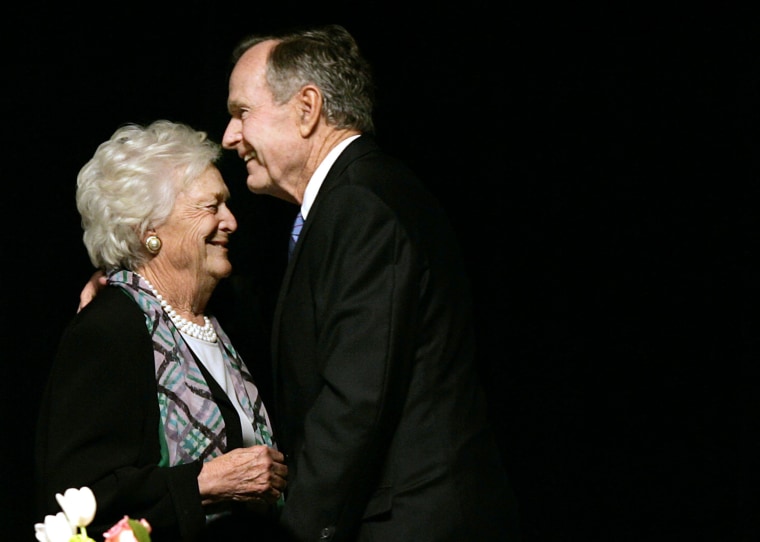 Image: Barbara Bush and George H.W. Bush