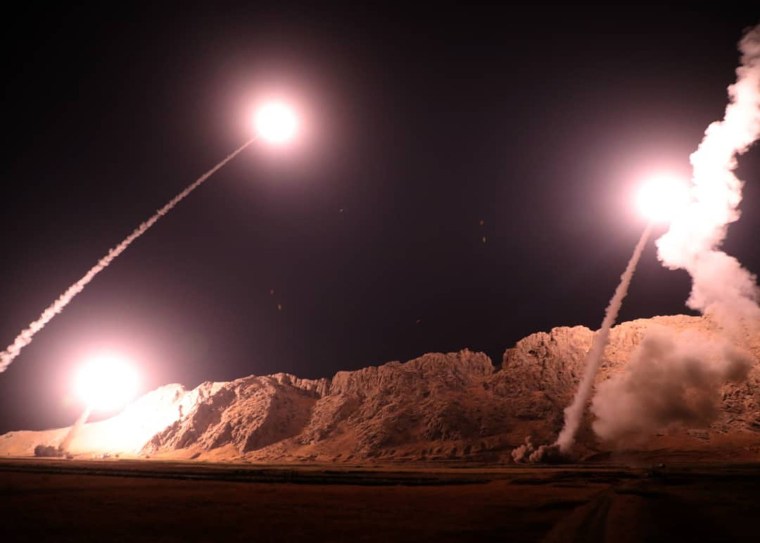 Image: Iran launched missiles targeting militants in eastern Syria on Monday