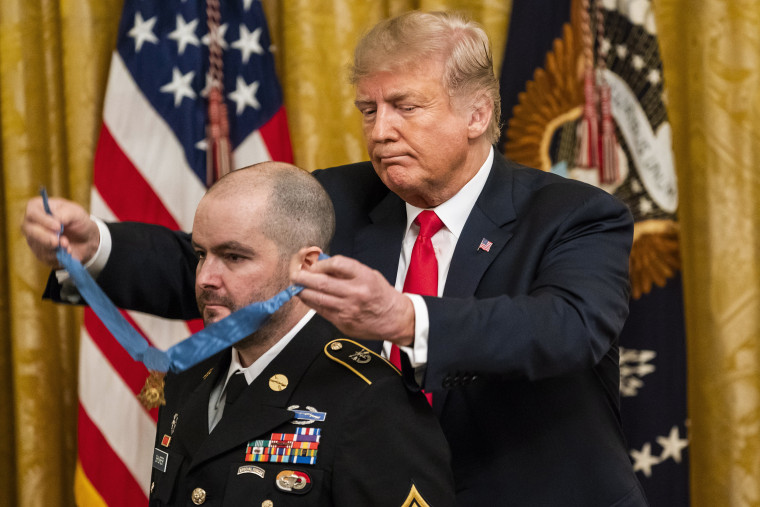 Trump awards Medal of Honor to Staff Sergeant Shurer
