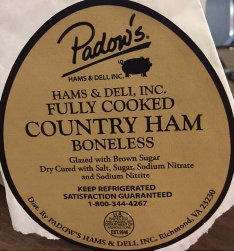 One of the ready-to-eat deli-loaf ham items that has been recalled by the CDC because of its link to listeria.