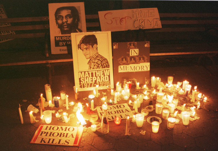 Image: Candlelight Vigil For Slain Gay Wyoming Student Matthew Shepard