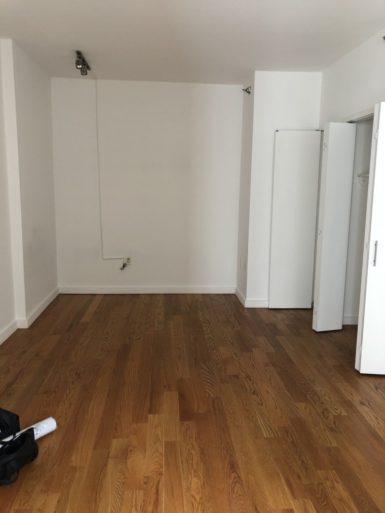 Studio apartment before and after