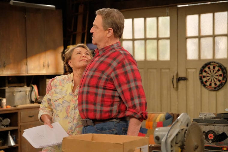 John Goodman made last night on Jimmy Kimmel's show about his having a difficult time after his co-star Roseanne Barr was fired from "Roseanne."