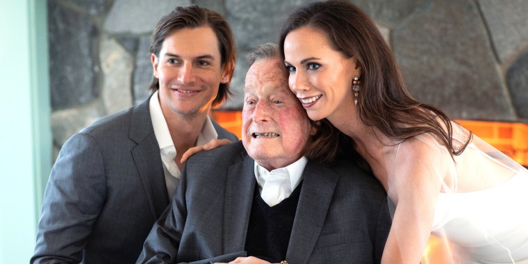 Craig Coyne, George H. W. Bush and Barbara Bush