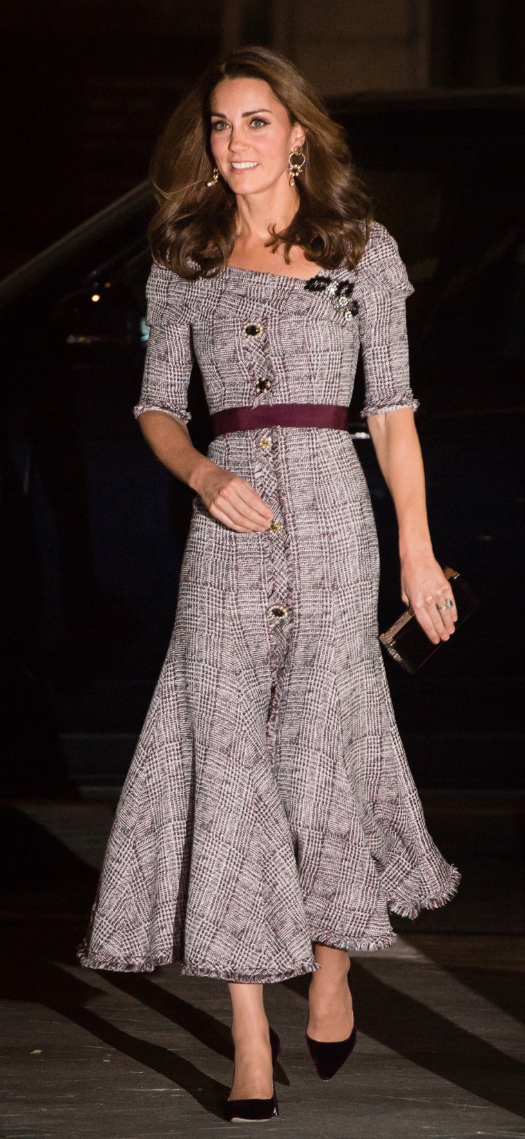 Kate Middleton Dazzles in Tweed for Museum Visit