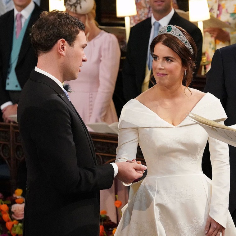 Image: BRITAIN-ROYALS-WEDDING-EUGENIE-CEREMONY