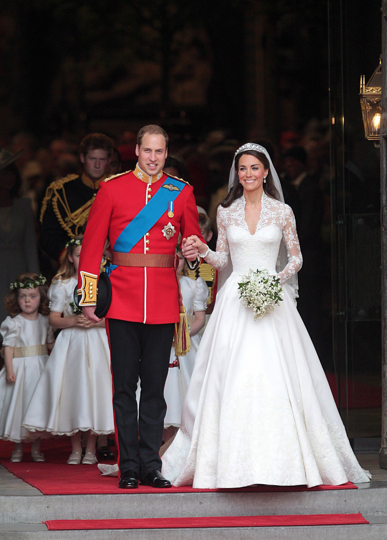 Kate and Meghan at the royal wedding