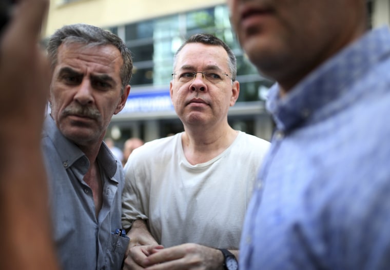 Image: Andrew Brunson on July 25, 2018