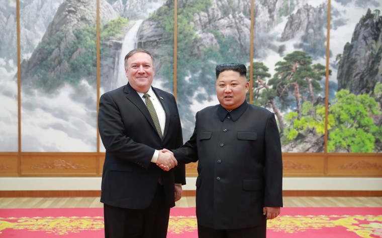Image: United States Secretary of State Mike Pompeo visits North Korea