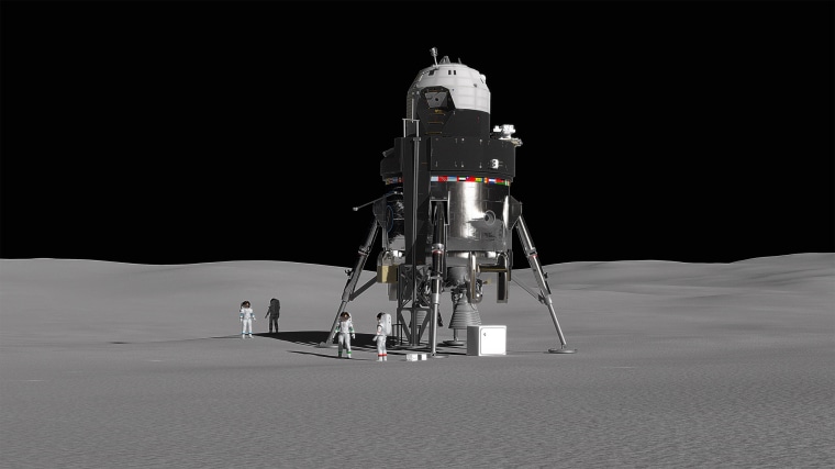 Image: Lockheed Martin's crewed lunar lander concept