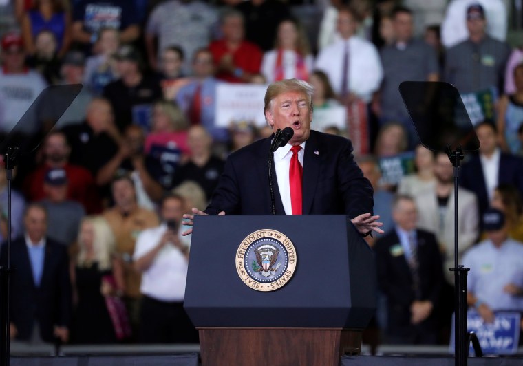 Image: President Trump rally in Erie, Pennsylvania