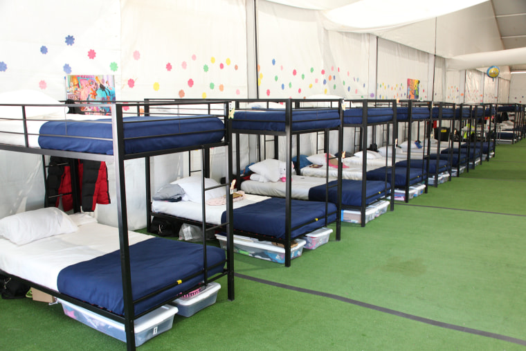 The temporary shelter established at Tornillo has 3800 beds for unaccompanied alien children, 1400 of those beds are on reserve status.