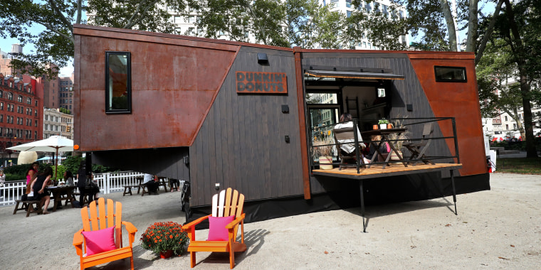 Dunkin' Donuts Coffee At Home Opens The First-Ever Tiny Home Run On Coffee With Olivia Wilde In NYC