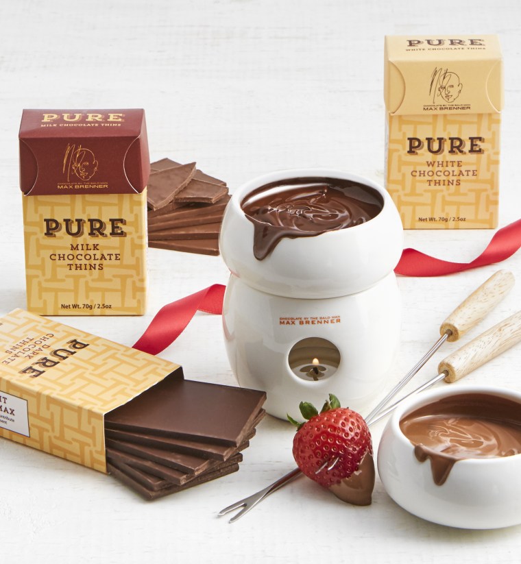 Max Brenner chocolate fondue kit at Simply Chocolate