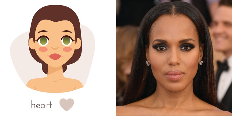 Heart shaped face: Kerry Washington