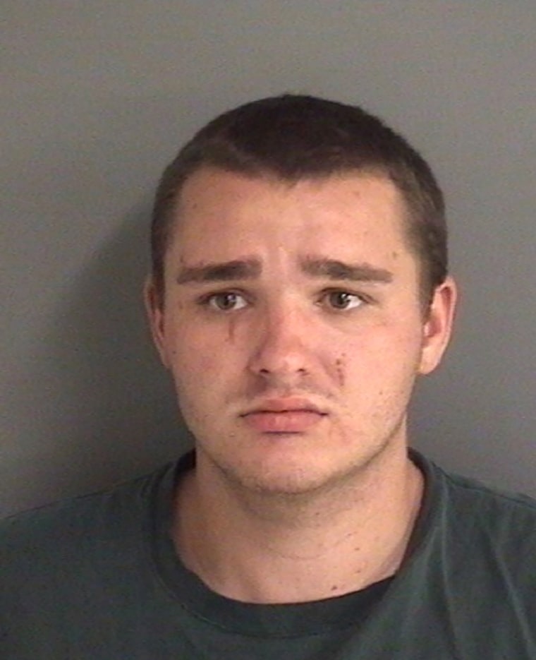 Image: Collin Daniel Richards who has been arrested and charged with first degree murder in the death of Celia Barquin Arozamena