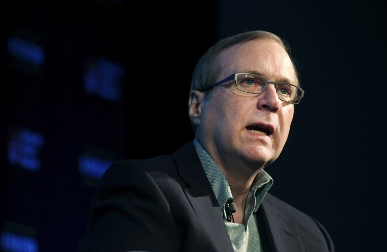 Microsoft co-founder Paul Allen during an appearance at the Computer History Museum in Mountain View, California, on April 25, 2011.
