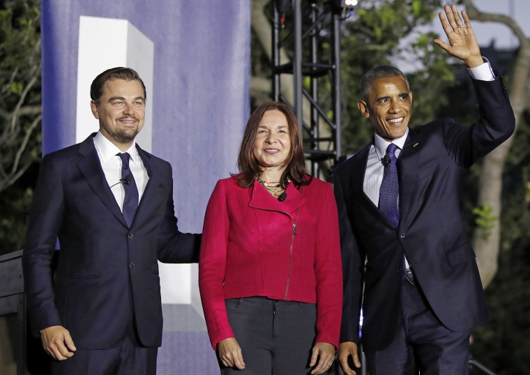 Barack Obama,Leonardo DiCaprio,Katharine Hayhoe