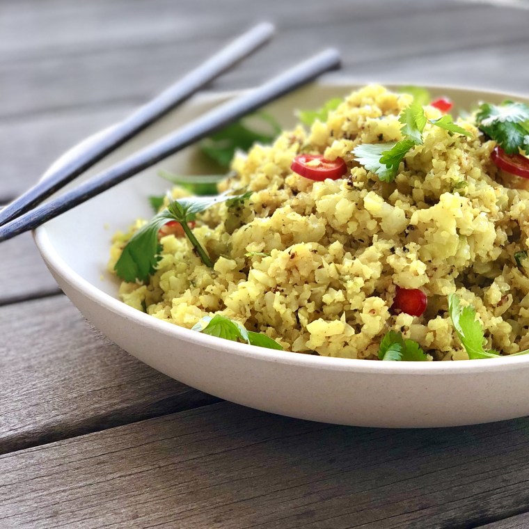 Coconut Cauliflower "Couscous"