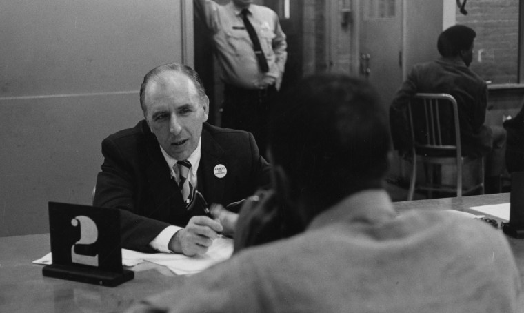 Frank Kameny and a prisoner