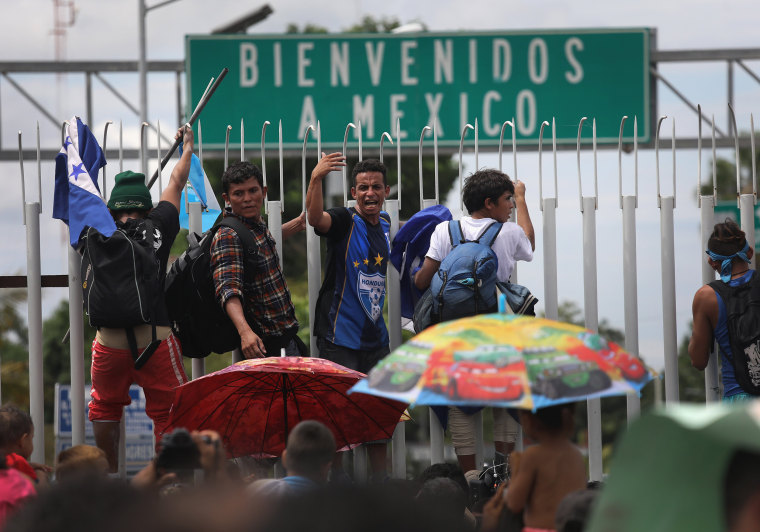 Migrant Caravan Crosses Into Mexico From Guatemala
