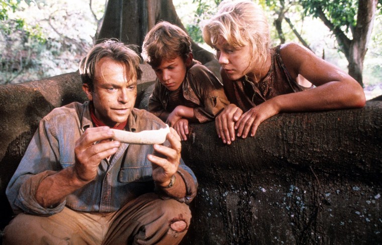 Sam Neill And Joseph Mazzello In 'Jurassic Park'