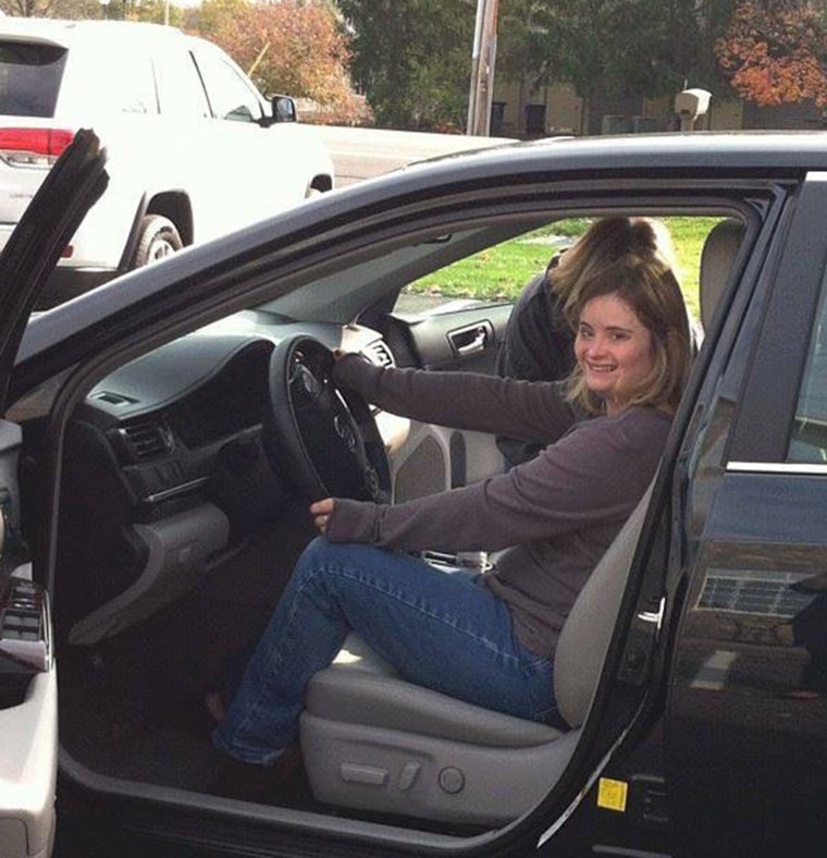 While it took Kayla McKeon five times to pass her drivers test, she is one of only a few people with Down syndrome who drive.