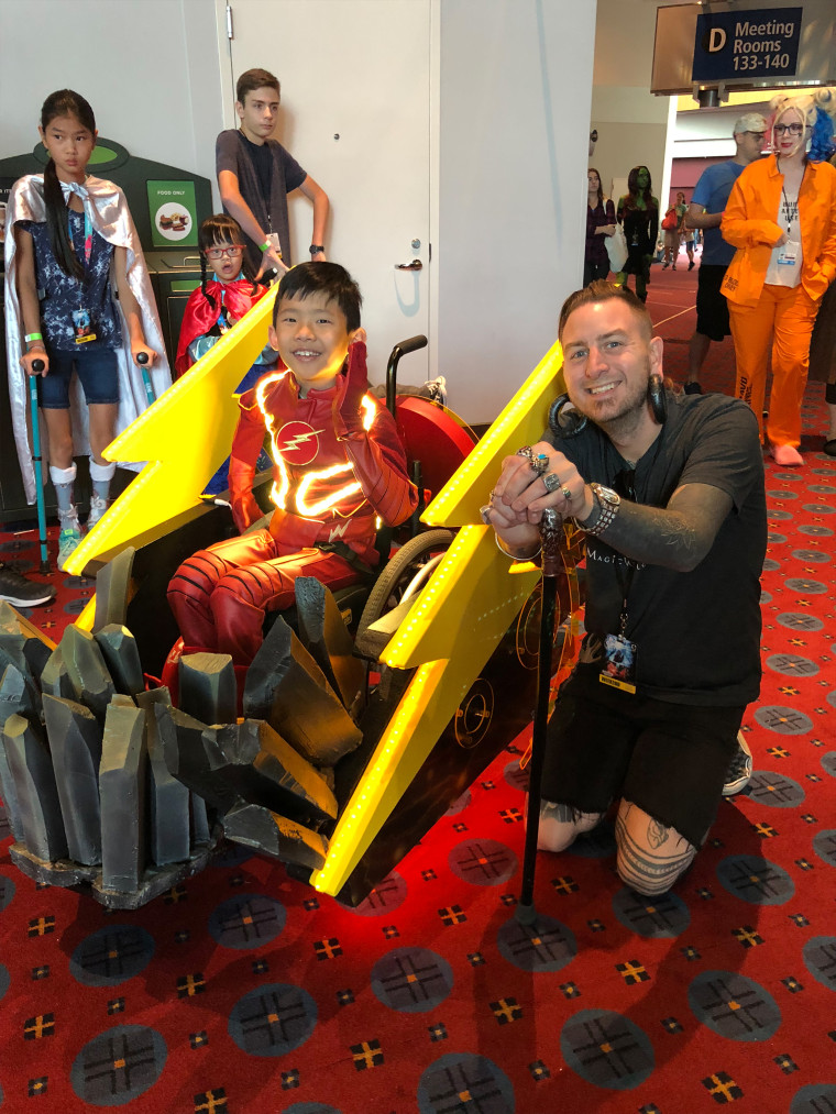 Magic Wheelchair flash costume