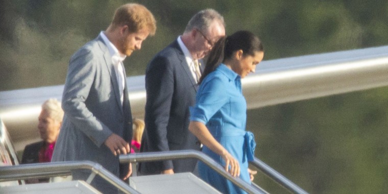 Prince Harry and Meghan Markle's air scare