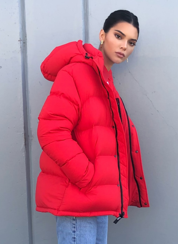 Kendall Jenner's gigantic winter coat has the internet cracking up