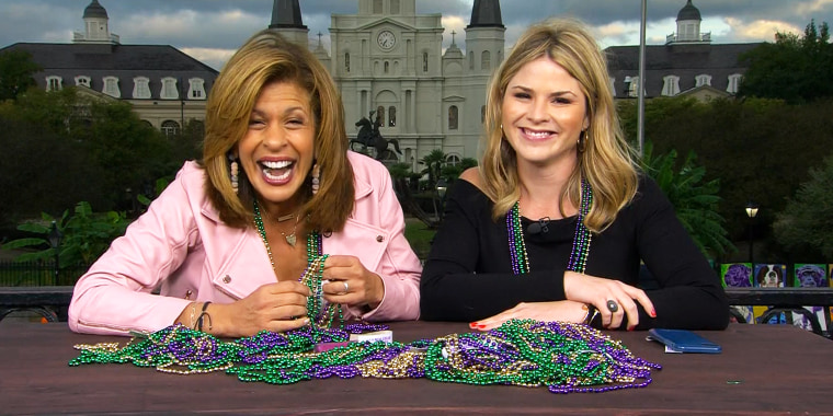 Hoda Kotb and Jenna Bush Hager in New Orleans