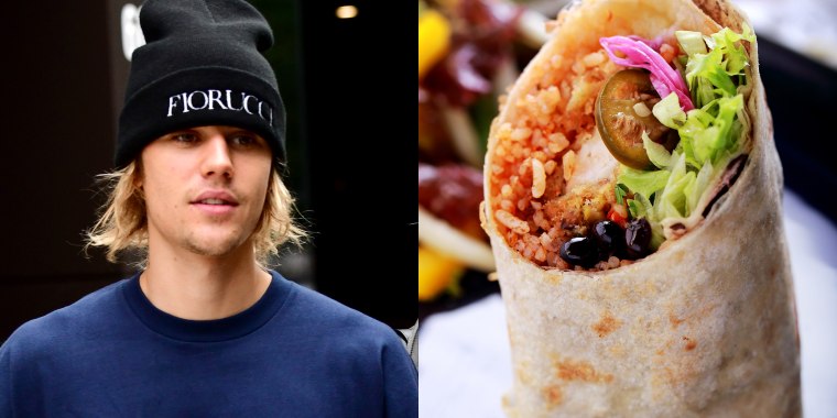 Justin Bieber, burrito