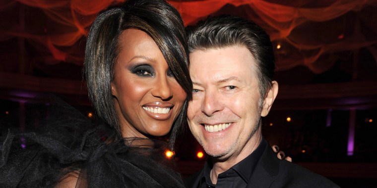 DAVID BOWIE AND IMAN