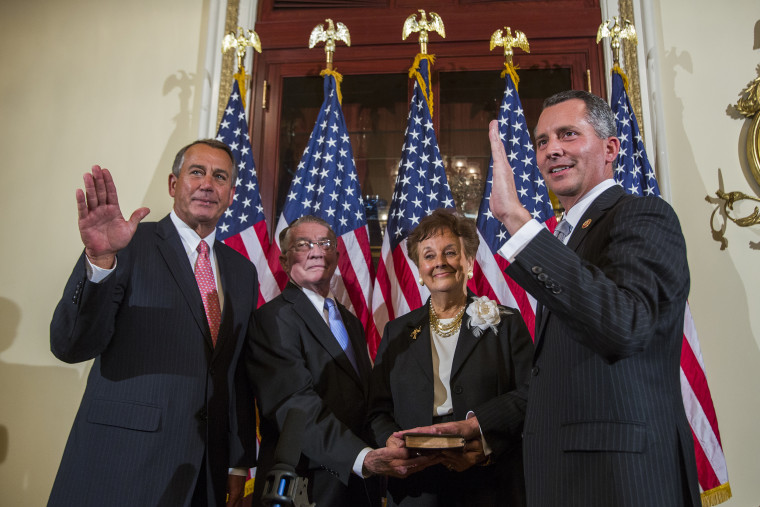 Image: Boehner Holds Ceremonial Swearing in of Jolly