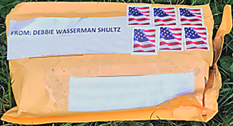 IMAGE: One of the suspicious packages.