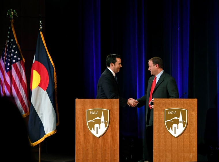 Final gubernatorial debate before the elections at University of Denver