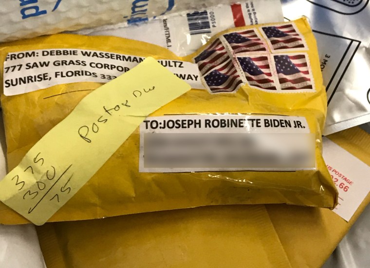 Image: Package sent to Joe Biden 