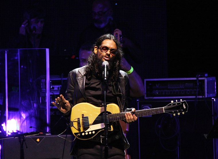 Draco Rosa performs in his concert "Lo Maldito" at Coliseo Jose M. Agrelot