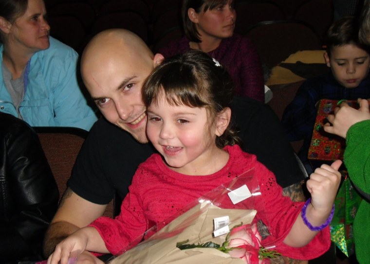 Richard Steenburg and his daughter Aubrie.