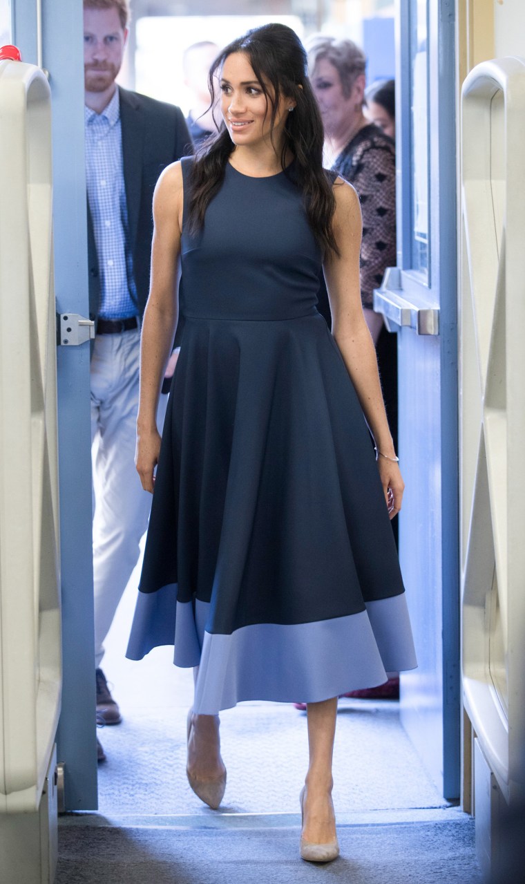 Former Meghan Markle color-block dress